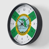 Horloge Drapeau d'Hollywood, Floride (Angle)