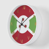 Horloge Drapeau du Burundi (Angle)