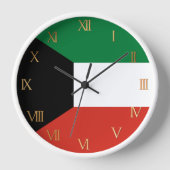 Horloge Drapeau du Koweït (Recto)
