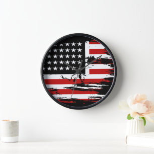Horloge Drapeau vintage
