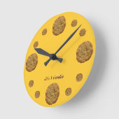 Horloge drôle de biscuit de temps de biscuit (Angle)