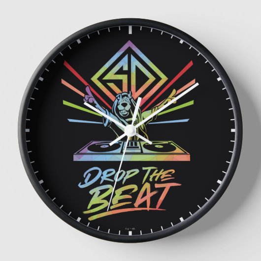Horloge Drop the Beat : DJ Scooby-Doo (Recto)