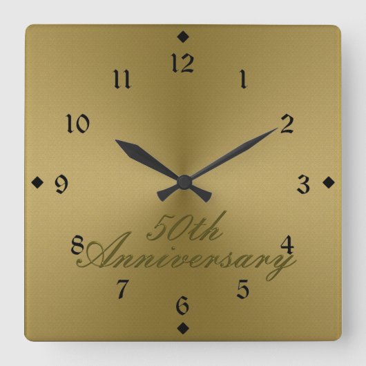 Horloge du 50e anniversaire du Mariage (Recto)