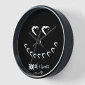 Horloge du Boo Heart Wall (Angle)