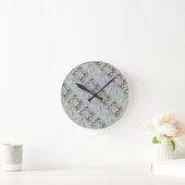 HORLOGE DU BOUQUET DE JOUR BLANC (Maison)