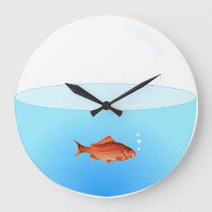 Horloge du Bowl de poisson d'or