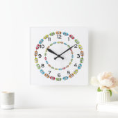 Horloge du bureau des accolades orthodontiques (Maison)