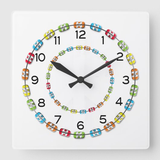 Horloge du bureau des accolades orthodontiques (Recto)