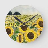 Horloge du champ de tournesol (Recto)