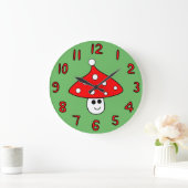 Horloge du champignon de Santa Hat (Maison)