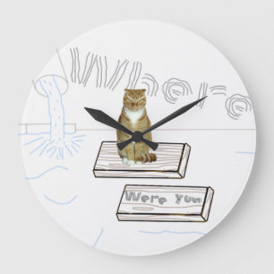 horloge du chat   horloge drôle   horloge pour an