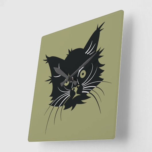 horloge du chat noir (Angle)