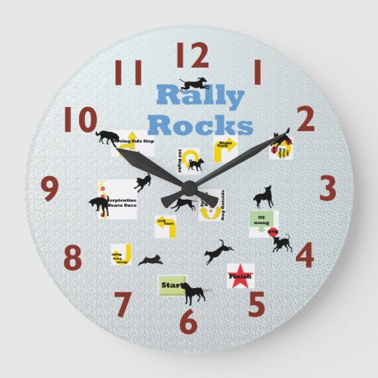 Horloge du chien de la rallye (Recto)