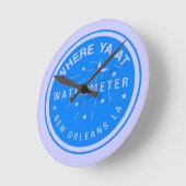 Horloge du compteur d'eau bleu de la Nouvelle-Orlé (Angle)