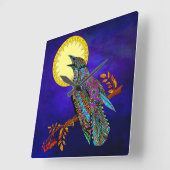 Horloge du corbeau électrique (Angle)