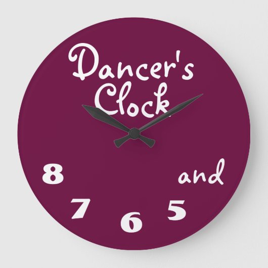 Horloge du danseur (Recto)
