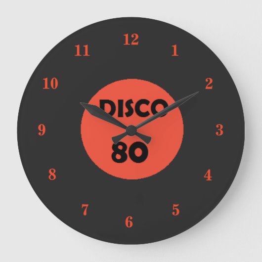 Horloge du disque du Gramophone - Retro Disco Part (Recto)