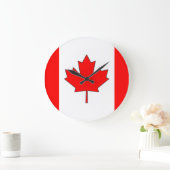 Horloge du drapeau canadien (Maison)