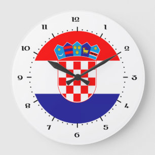 Horloge du drapeau croate