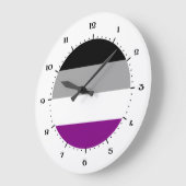 Horloge du drapeau de l'homosexualité (Angle)