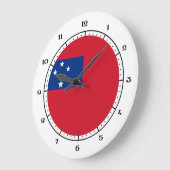 Horloge du drapeau samoan (Angle)