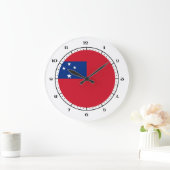 Horloge du drapeau samoan (Maison)