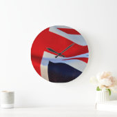 Horloge du drapeau Union Jack au Royaume-Uni (Maison)