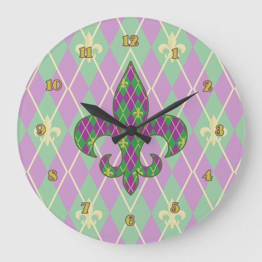 Horloge du Jacquard du carnaval (Recto)