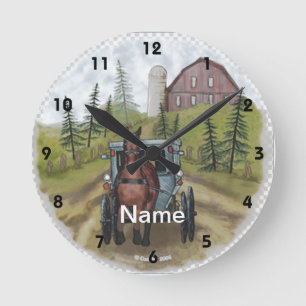 Horloge du jour de la ville d'Amish