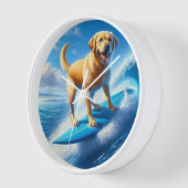 Horloge du laboratoire jaune de surf (Angle)