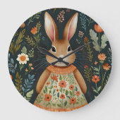 Horloge du lapin du printemps (Recto)