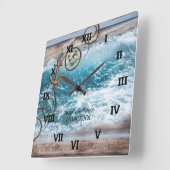 Horloge du Mariage d'Ancres nautiques (Angle)