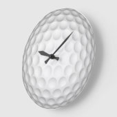 Horloge du mur de balle de golf (Angle)