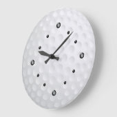 Horloge du mur de balle de golf (Angle)