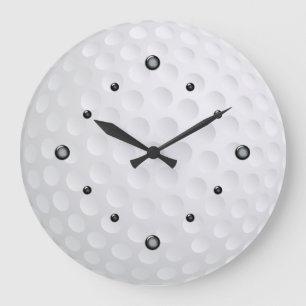 Horloge du mur de balle de golf
