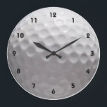 Horloge du mur de balle de golf avec nombres<br><div class="desc">golf,  golf,  golf,  golf,  golf,  golf,  golf,  golf,  golf,  sport,  sport,  sport,  white,  white,  white,  thune,  fun,  funny,  humour,  cool,  awesom,  funky,  groovy,  contemporain,  design,  design,  silly,  whimsical,  photographique,  photo,  géant,  big,  enlarged,  athlétitique</div>