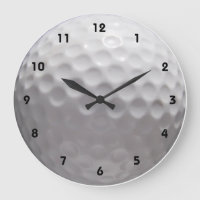 Horloge du mur de balle de golf avec nombres