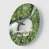 Horloge du mur de golf (Angle)