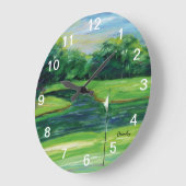 horloge du mur de golf (Angle)