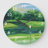 horloge du mur de golf (Recto)