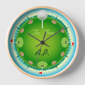 Horloge du mur de golf Time (Recto)