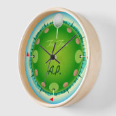 Horloge du mur de golf Time (Angle)