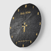 Horloge du mur de la Sainte Bible (Angle)