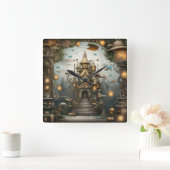 Horloge du mur de l'Imaginaire (Maison)