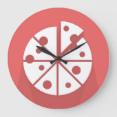 HORLOGE DU MUR DE PIZZA (Recto)
