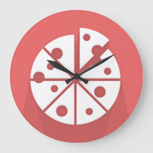 HORLOGE DU MUR DE PIZZA