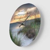 Horloge du mur de plage (Angle)