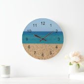 Horloge du mur de plage (Maison)