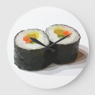 HORLOGE DU MUR DE SUSHI
