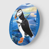 HORLOGE DU MUR DE TEMPS DE PUFFIN (Angle)